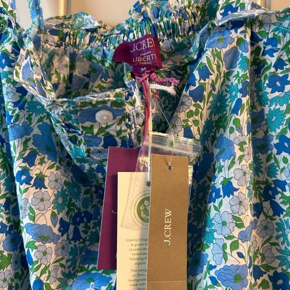 NWT Floral Blue Top by J. Crew - Picture 10 of 10